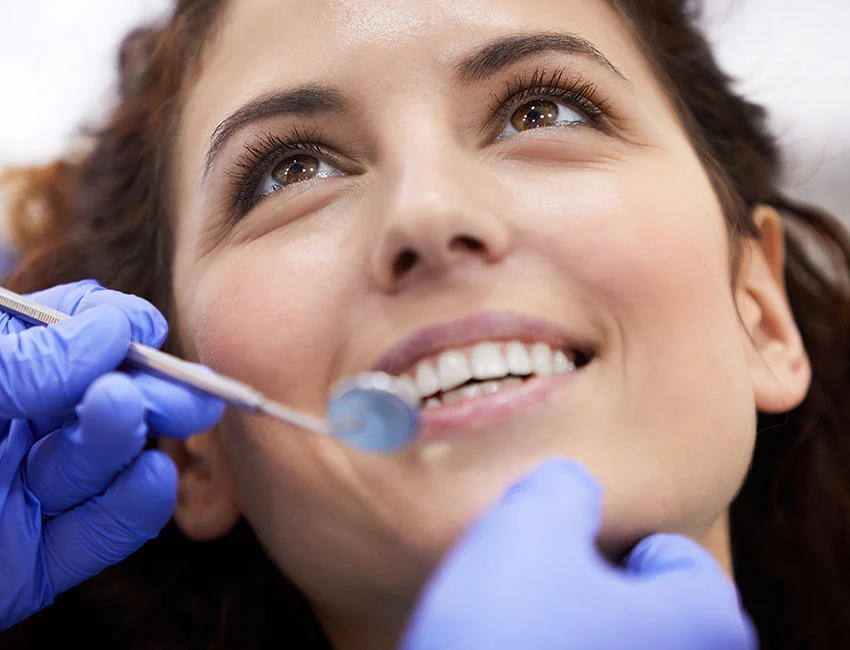 Patient at a local dentist in Camarillo, CA